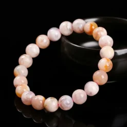 Natural agate stone 8mm elastic bracelet, beautiful decoration for girls