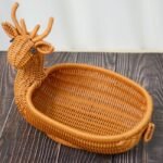 Creative cute sika deer shape fruit basket, sundries basket - Image 4