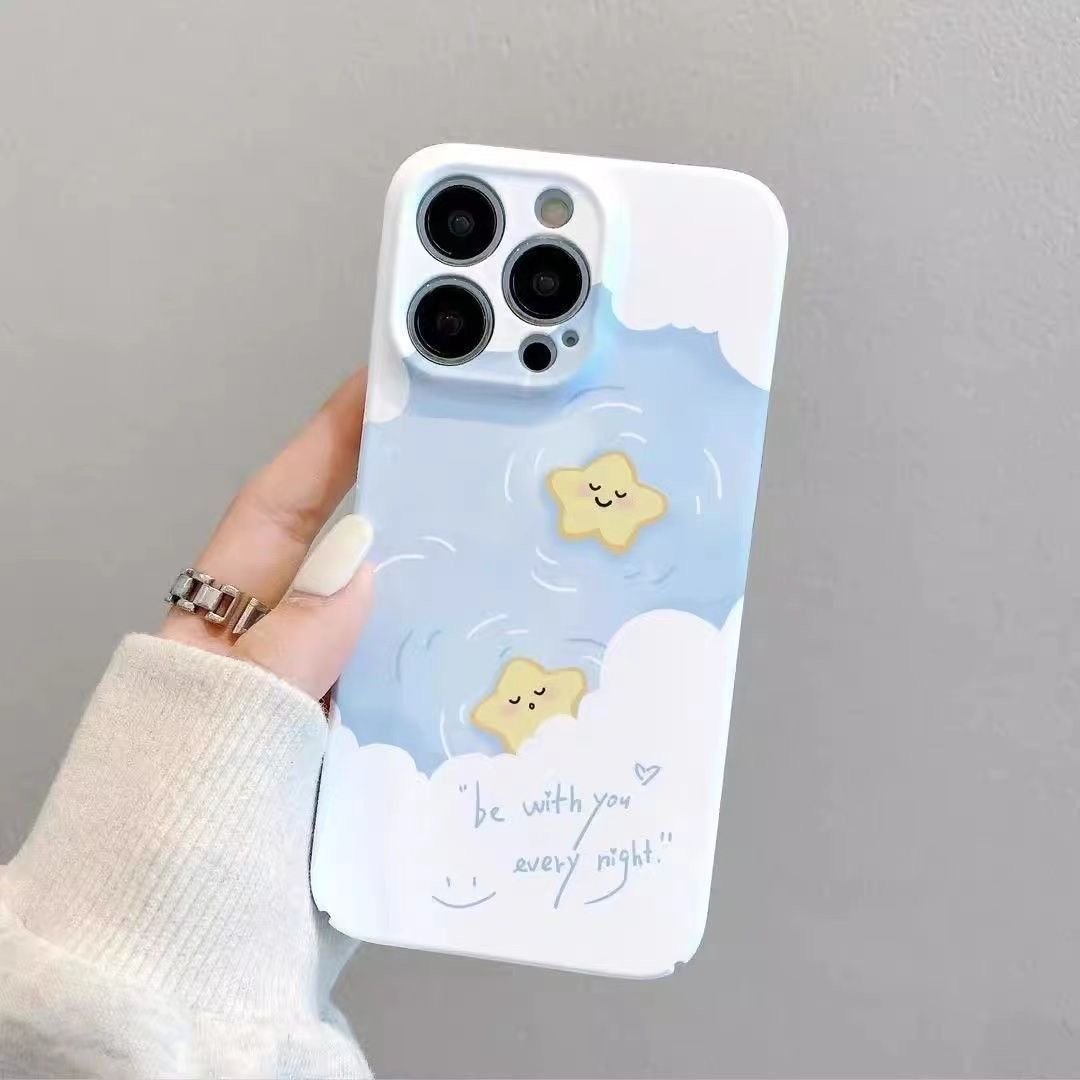 微信图片_20250823145135_562_52 Clouds and Stars - Soft Case - Fits All iPhone 16 Sizes - Image 1