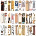 30 Pieces Reading Puppy Bookmarks Creative Cute Fun Message Card Notes Book Markers Exquisite Personalized Book Page Clips - Image 2
