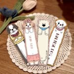 30 Pieces Reading Puppy Bookmarks Creative Cute Fun Message Card Notes Book Markers Exquisite Personalized Book Page Clips - Image 8