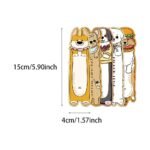 30 Pieces Reading Puppy Bookmarks Creative Cute Fun Message Card Notes Book Markers Exquisite Personalized Book Page Clips - Image 12