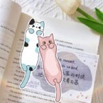 30 pieces of accompanying cat fun paper bookmarks high value cartoon cute niche reading essential small cards ins - Image 6