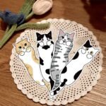 30 pieces of accompanying cat fun paper bookmarks high value cartoon cute niche reading essential small cards ins - Image 7