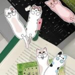 30 pieces of accompanying cat fun paper bookmarks high value cartoon cute niche reading essential small cards ins - Image 9