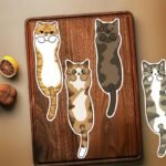 30 pieces of accompanying cat fun paper bookmarks high value cartoon cute niche reading essential small cards ins - Image 11