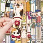 30 pieces of special-shaped reading kitten theme bookmarks with high value decorative book marking book binding card reading small cards - Image 5