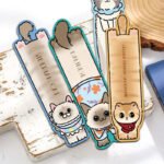 30 pieces of special-shaped reading kitten theme bookmarks with high value decorative book marking book binding card reading small cards - Image 9