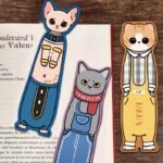 30 pieces of special-shaped reading kitten theme bookmarks with high value decorative book marking book binding card reading small cards - Image 10