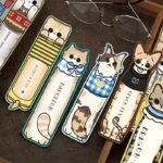 30 pieces of special-shaped reading kitten theme bookmarks with high value decorative book marking book binding card reading small cards - Image 11