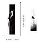 30 pieces of simple black and white ink line bookmarks paper high-end niche decoration student book clips exquisite cards - Image 2