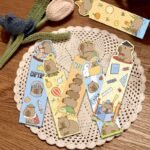 30 pieces of cute cartoon capybara capybara bookmarks student decoration book markings calligraphy and painting reading exquisite cards - Image 5