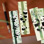30 pieces of cartoon panda bookmarks cute national treasure daily small illustrations decorative book labels reading DIY - Image 3