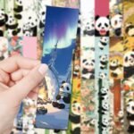 30 pieces of cartoon panda bookmarks cute national treasure daily small illustrations decorative book labels reading DIY - Image 5