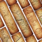 30 pieces of creative treasure map bookmarks high-end books DIY niche decoration student creative literary gifts - Image 5