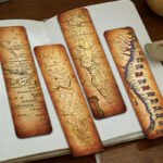 30 pieces of creative treasure map bookmarks high-end books DIY niche decoration student creative literary gifts - Image 7