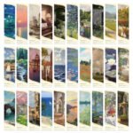 30 pieces of literary oil painting bookmark series message card note diy small card book student reading index card - Image 9