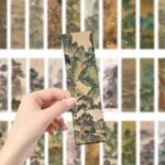 60 pieces of Jiangshan Autumn Bookmarks Creative Chinese Style Notebook Material DIY Student Supplies Book Reading Page Clip - Image 6