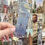 30 pieces of world architecture bookmarks, exquisite and creative, high-value notes, students' must-have handbooks and book decoration cards - Image 9
