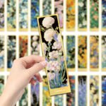 30 floral landscape high-value flower oil painting bookmarks ins style atmospheric reading index cards DIY gifts - Image 5