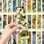 30 floral landscape high-value flower oil painting bookmarks ins style atmospheric reading index cards DIY gifts - Image 6
