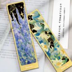30 floral landscape high-value flower oil painting bookmarks ins style atmospheric reading index cards DIY gifts - Image 9