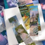 30 Art Painting Small Posters Landscape Series Bookmarks Van Gogh Elements Abstract Painting Creative DIY Handmade Book Materials - Image 10