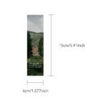 30 ins style green forest bookmarks small fresh beautiful scenery niche paper reading mark decoration gift - Image 2