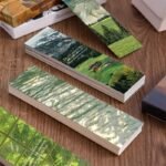 30 ins style green forest bookmarks small fresh beautiful scenery niche paper reading mark decoration gift - Image 3