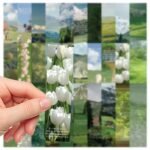30 ins style green forest bookmarks small fresh beautiful scenery niche paper reading mark decoration gift - Image 4