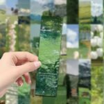 30 ins style green forest bookmarks small fresh beautiful scenery niche paper reading mark decoration gift - Image 6