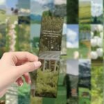 30 ins style green forest bookmarks small fresh beautiful scenery niche paper reading mark decoration gift - Image 7