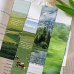 30 ins style green forest bookmarks small fresh beautiful scenery niche paper reading mark decoration gift - Image 10