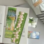 30 ins style green forest bookmarks small fresh beautiful scenery niche paper reading mark decoration gift - Image 11