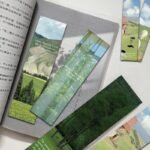 30 ins style green forest bookmarks small fresh beautiful scenery niche paper reading mark decoration gift - Image 12