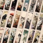 Cat Bookmark Artistic Watercolor Oil Painting Kitten Exquisite High-end Reading Marking Card - Image 8