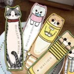 30 pieces of special-shaped reading kitten theme bookmarks with high value decorative book marking book binding card reading small cards