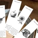 30 pieces of black and white minimalist art bookmarks niche simple student reading DIY marking graduation commemorative book page label