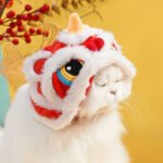 Dog, cat, and lion series fringed hats—fun hats suitable for small animals