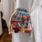 New ins one-shoulder messenger bag fashionable tassel bag - Image 2