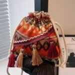 New ins one-shoulder messenger bag fashionable tassel bag - Image 5