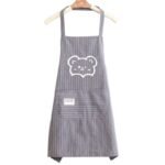 2-pack of women's pure cotton kitchen aprons, minimalist design, hand washable and machine washable. - Image 2