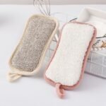 8PCS thick double-sided dishwashing cloth bamboo fiber dishwashing sponge scouring pad kitchen pot scrubbing dishwashing cloth - Image 3