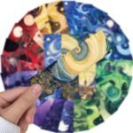 30PCS Simple Dream Advanced ins Style Bookmark Anime Creative Marking Card - Image 9