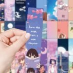 24pc cartoon girl series bookmarks, ins style creative niche paper student reading book marking cards - Image 2