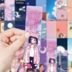 24pc cartoon girl series bookmarks, ins style creative niche paper student reading book marking cards - Image 5