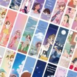 24pc cartoon girl series bookmarks, ins style creative niche paper student reading book marking cards - Image 7