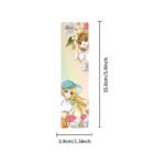 24pc cartoon girl series bookmarks, ins style creative niche paper student reading book marking cards - Image 11
