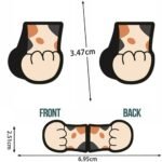 5PC cat claw series bookmarks, cartoon painting creative book reading label cards - Image 5