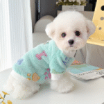 Warm flannel clothing for pets in autumn and winter, suitable for small cats and dogs such as Bichon Frises and Teddy Bears. - Image 2